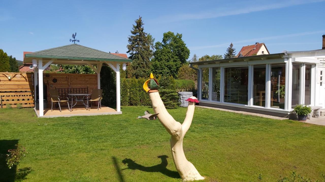 Ferienhaus Zur Lehns Mit Garten Am Harz Ilsenburg Exterior foto